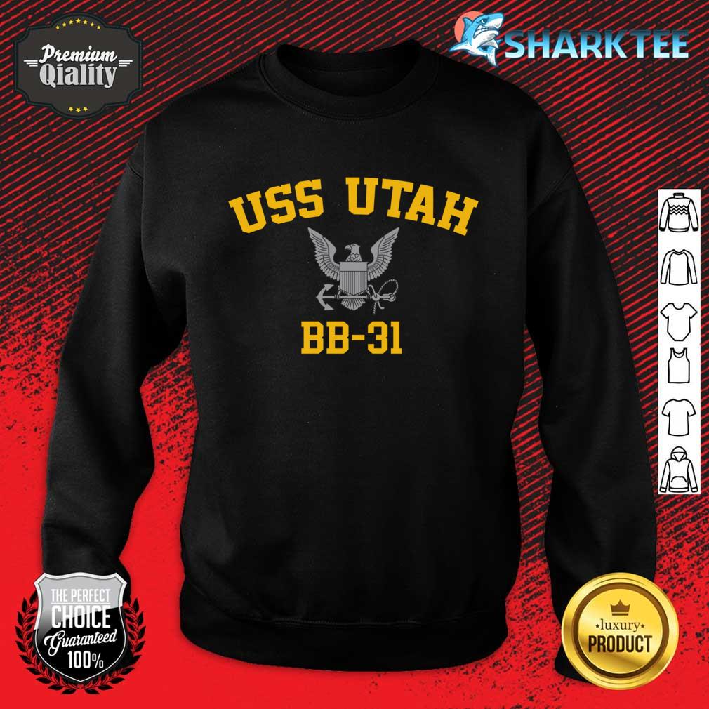 USS Utah BB-31 Battleship Sweatshirt