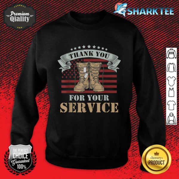 Veterans Day Thank You For Your Service Sweatshirt