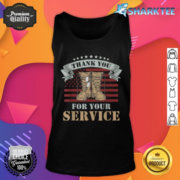 Veterans Day Thank You For Your Service Tank Top