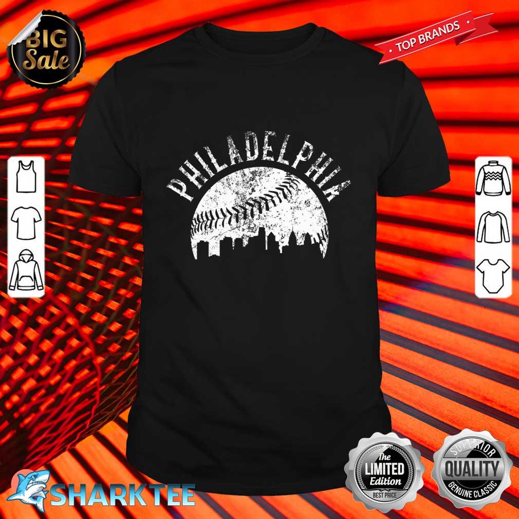 Vintage Philadelphia Pennsylvania Skyline Apparel Shirt