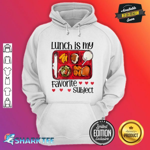 Women Women Lunch Tray Cafeteria Worker Lunch Lady Server Premium Hoodie