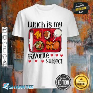 Women Women Lunch Tray Cafeteria Worker Lunch Lady Server Premium Shirt