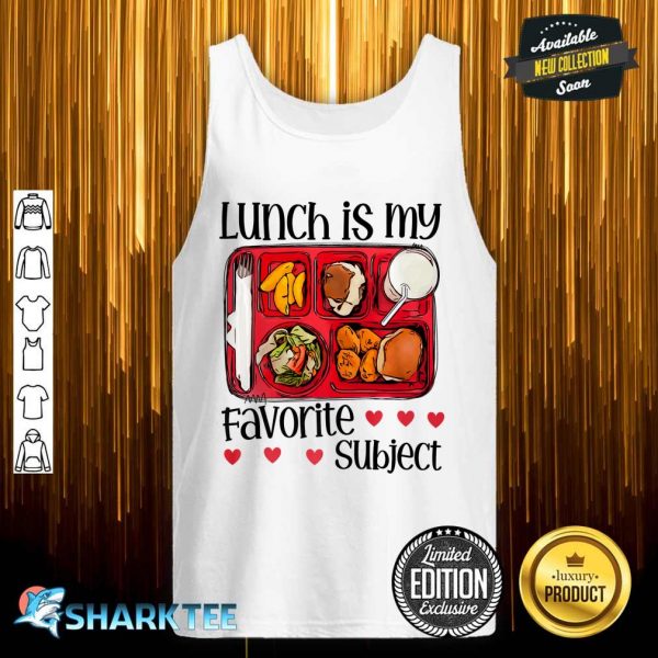 Women Women Lunch Tray Cafeteria Worker Lunch Lady Server Premium Tank top