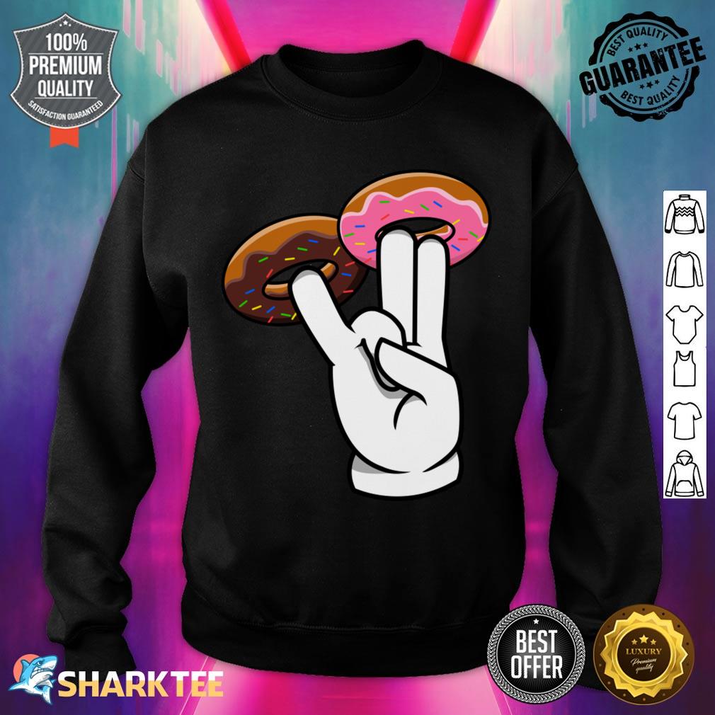 2 In Pink 1 In The Stink Donuts Sweatshirt