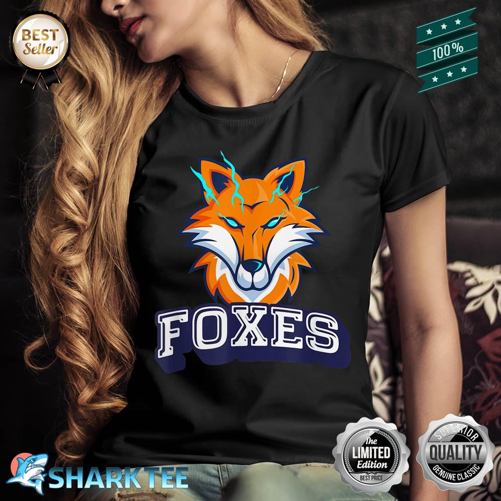 Foxes Lovers Fan Animal Wildlife Team Supporter Sports Shirt