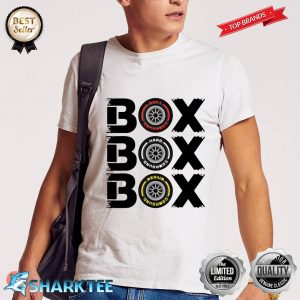Box Box Box F1 Tyre Compound V2 Design Car Lover Shirt