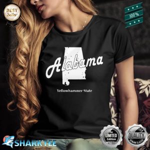 Alabama Vintage Sports Design Home State Map Men Women Premium Shirt