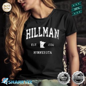 Hillman Minnesota MN Vintage Athletic Sports Design Premium Shirt