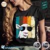 Farming Farmer Cool Sunglasses Farm Animal Retro Sheep Shirt