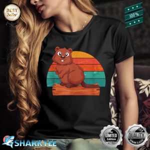 Retro Animal Beaver Shirt