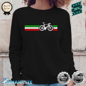Bicycle Bike Cyclist Italian Flag Sweatshirt