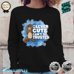 Otter with a Tire Iron Twisted Spirit Animal Sweatshirt