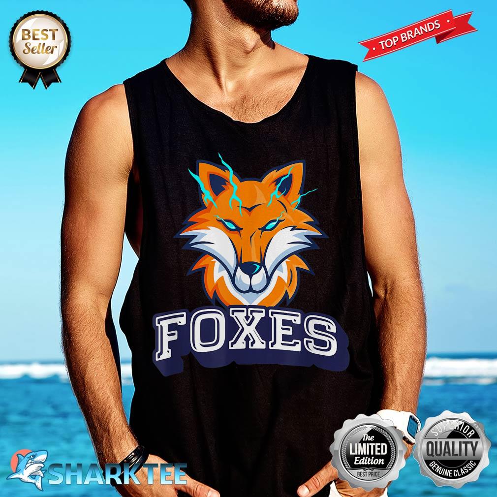 Foxes Lovers Fan Animal Wildlife Team Supporter Sports Tank-top