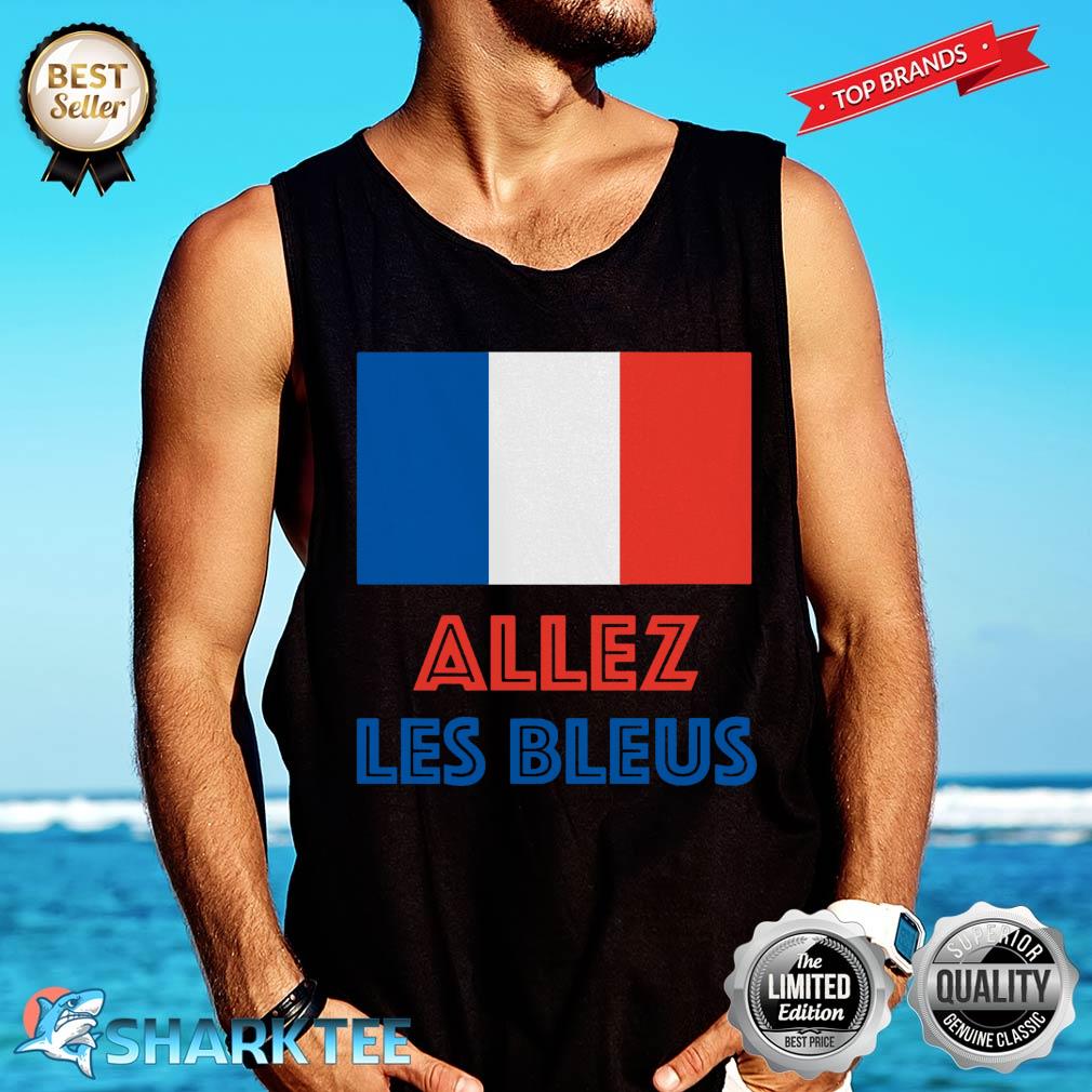 Go France Allez Les Bleus French Sports Tank-top