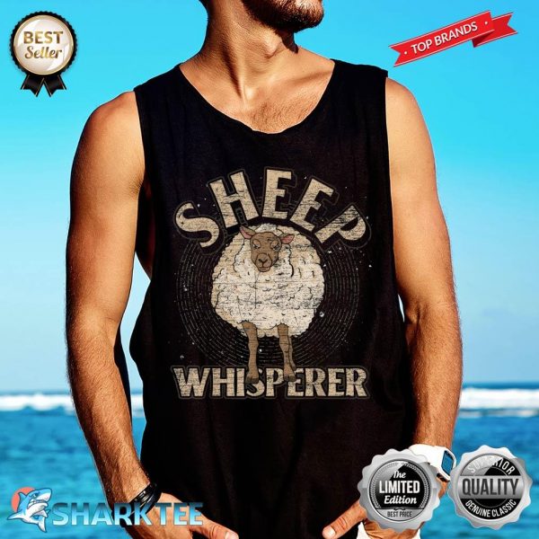 Sheep Whisperer Farm Animal Lover Farmer Funny Sheep Tank-top