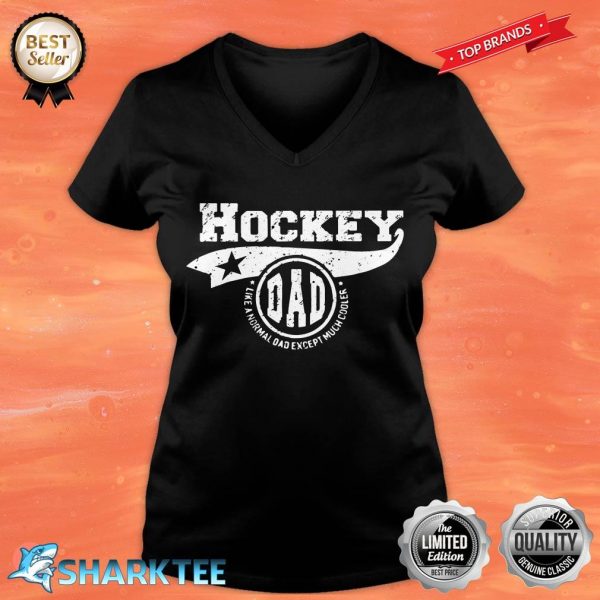 Hockey Dad Father's Day Gift Father Sport Men V-neck
