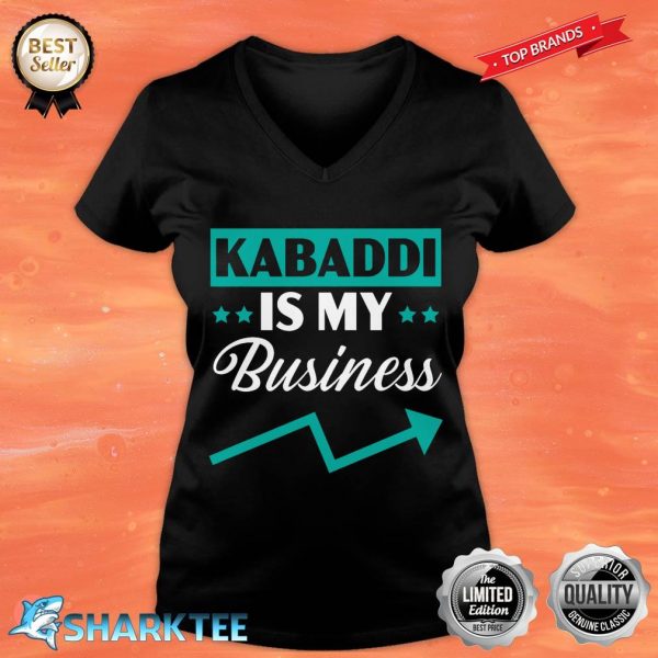 Kabaddi Is My Business Indian Team Sport Raider Premium V-neck