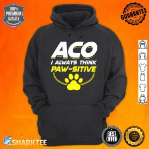 ACO Animal Rescue Officer Dog paw Pawsitive hoodie