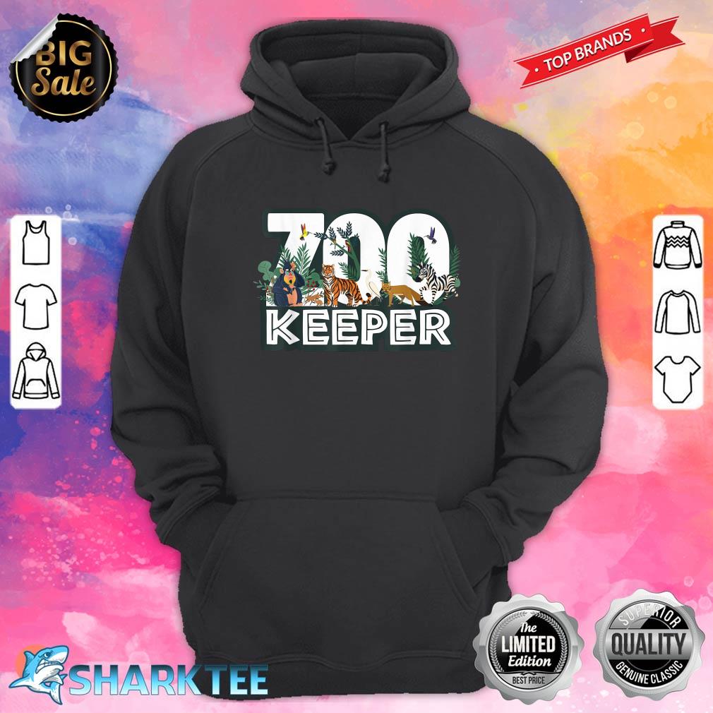 Zookeeper Wild woods jungle Tropical Forest Animals Theme hoodie