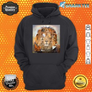 Wild Cat Sacred Geometric Spiritual Big Cat Animal King hoodie