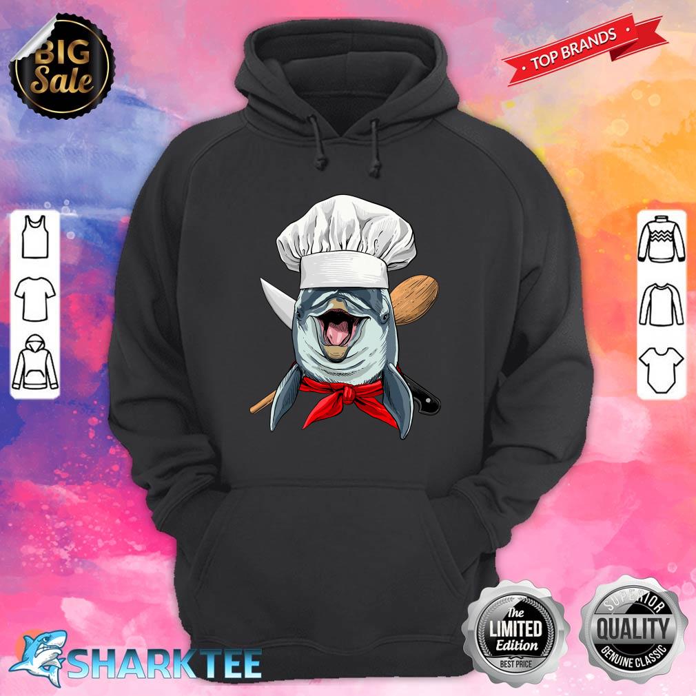 Dolphin Chef Sea Animal Dolphin Ocean Cooking Lover hoodie
