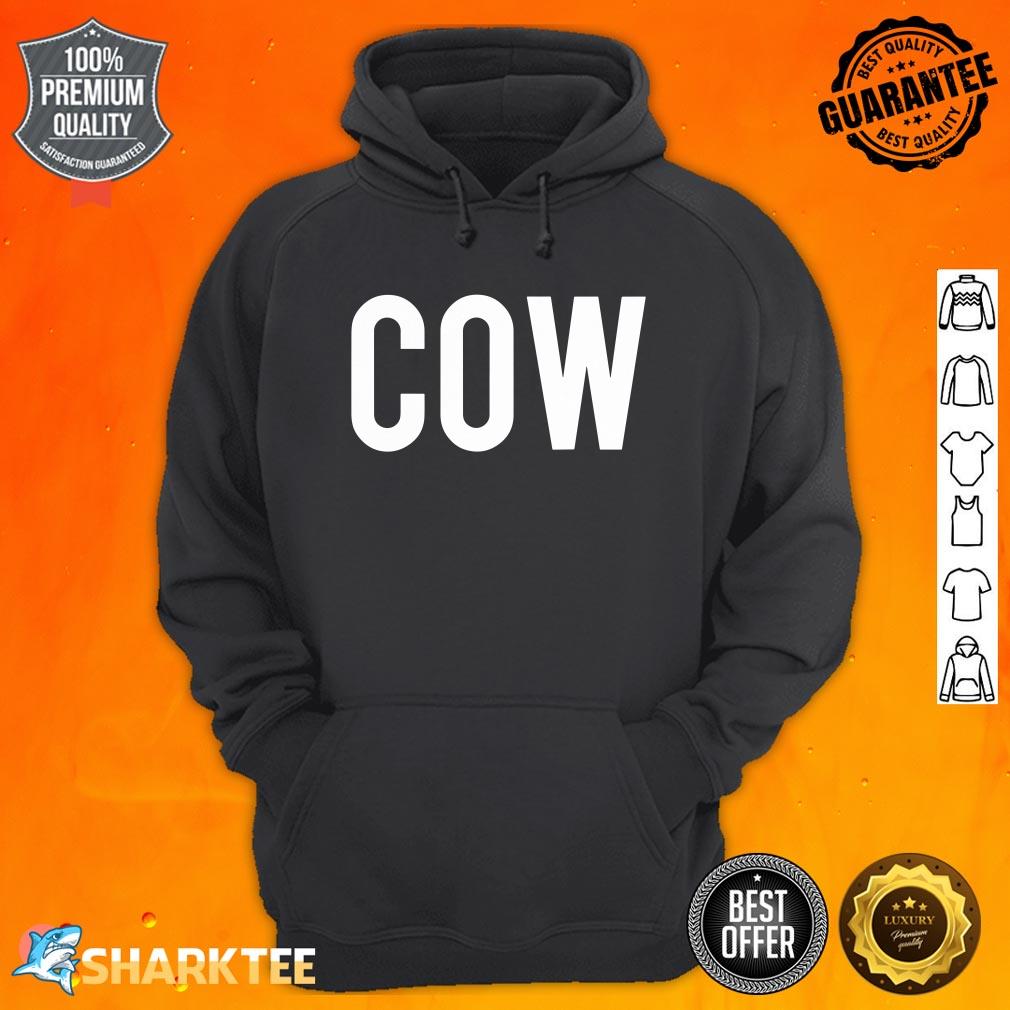 Cow Cool Moo Animal Fan Funny Cheap Gift hoodie