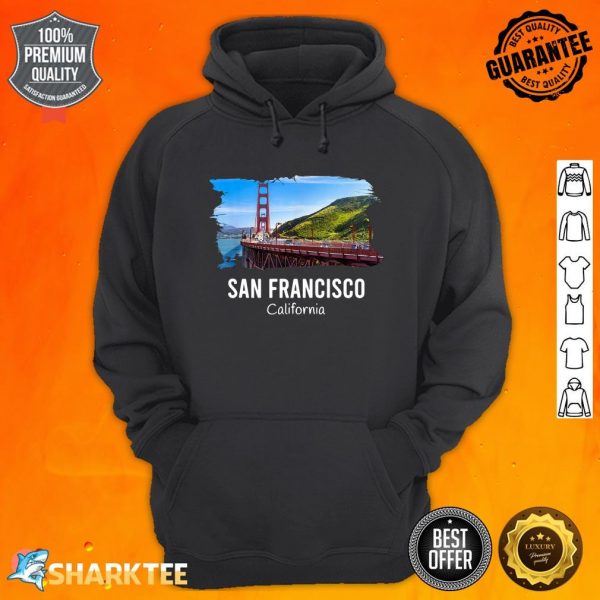 San Francisco California Bay area Golden Gate Bridge Skyline hoodie