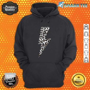 Leopard Lightning Bolt Cheetah Animal Print hoodie