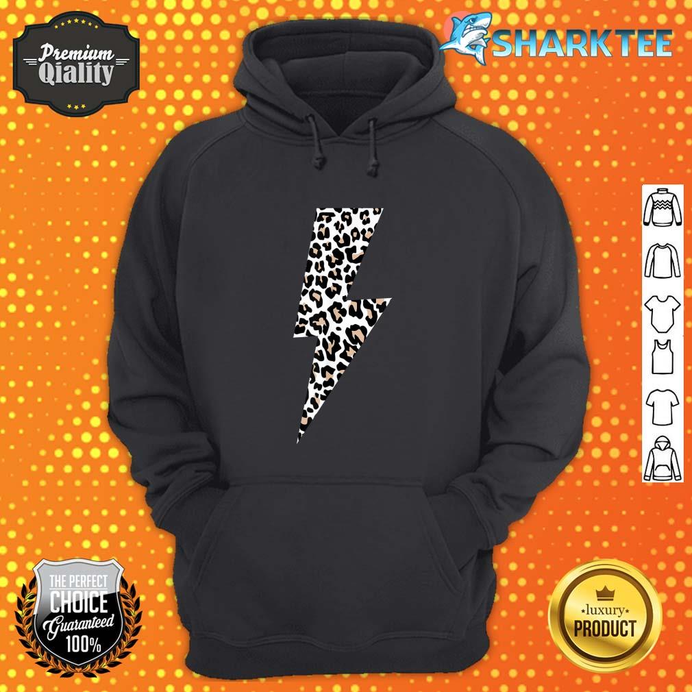 Leopard Lightning Bolt Cheetah Animal Print hoodie