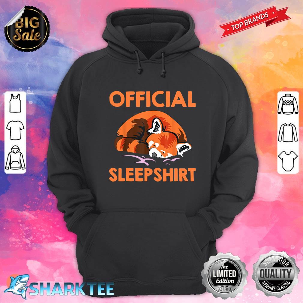 Official Sleepshirt Pillow Pose Sleeping Animal Panda Bear hoodie