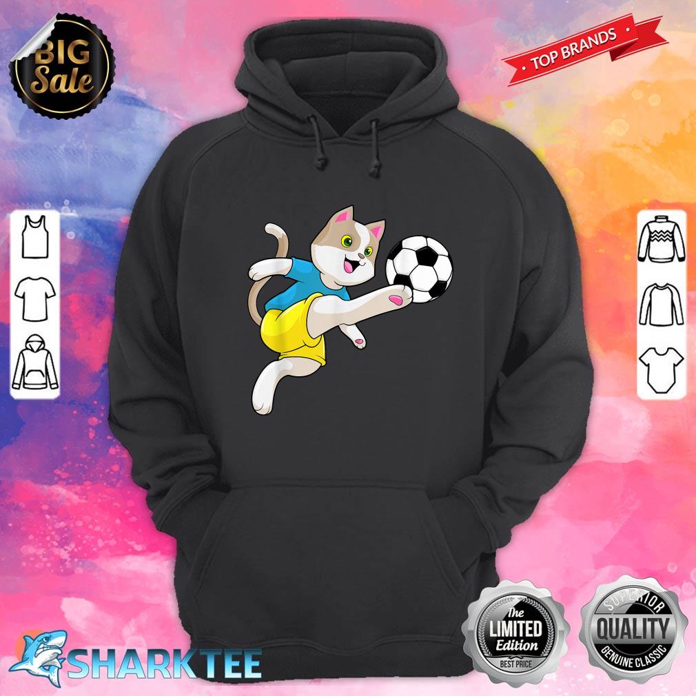 Cat Soccer player Soccer Sports hoodie