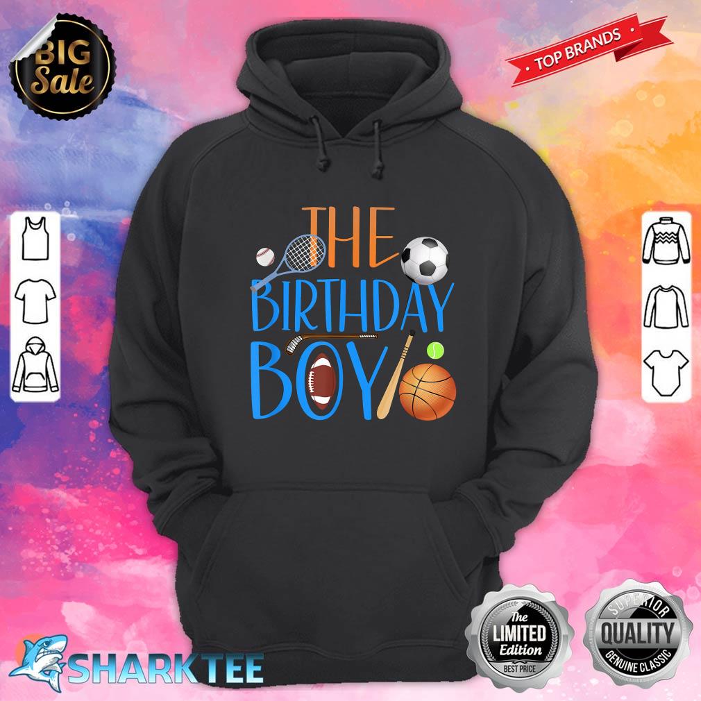 The Birthday Boy Sports Matching Family Party hoodie