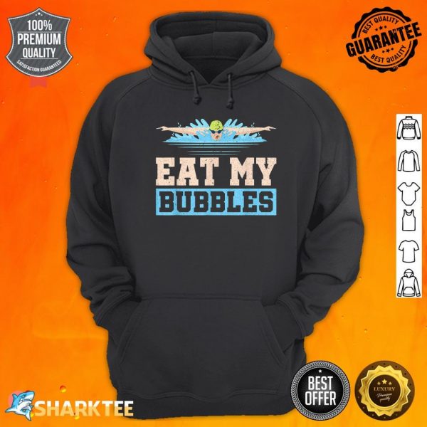 Funny Swimmer Bubbles Swim Team Aquatic Sport Swimming hoodie