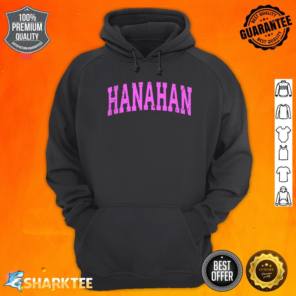 Hanahan South Carolina SC Vintage Athletic Sports Pink Desig hoodie