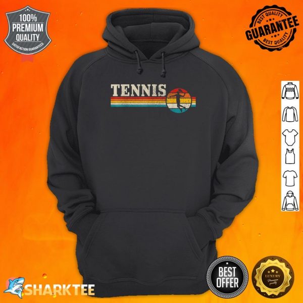 Vintage Tennis Player Sports Retro Men Women Tennis hoodie