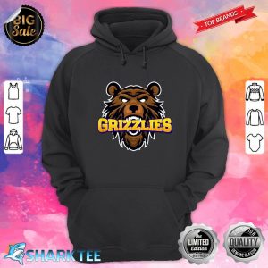 Grizzlies Lovers Fan Animal Wildlife Team Supporter Sports hoodie