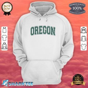 State Of Oregon Varsity Style Text Sports Premium hoodie