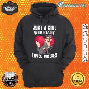 Predator Animal Lover Girls Women Cute Wolf hoodie