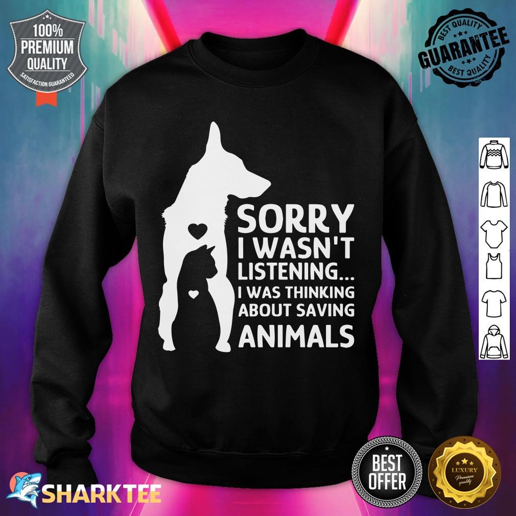 Rescue Animals Cats Dogs Animal Welfare Premium sweatshirt