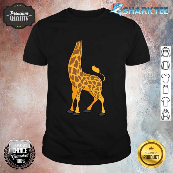 Giraffe Halloween Costume Cool Animal Dress-Up shirt