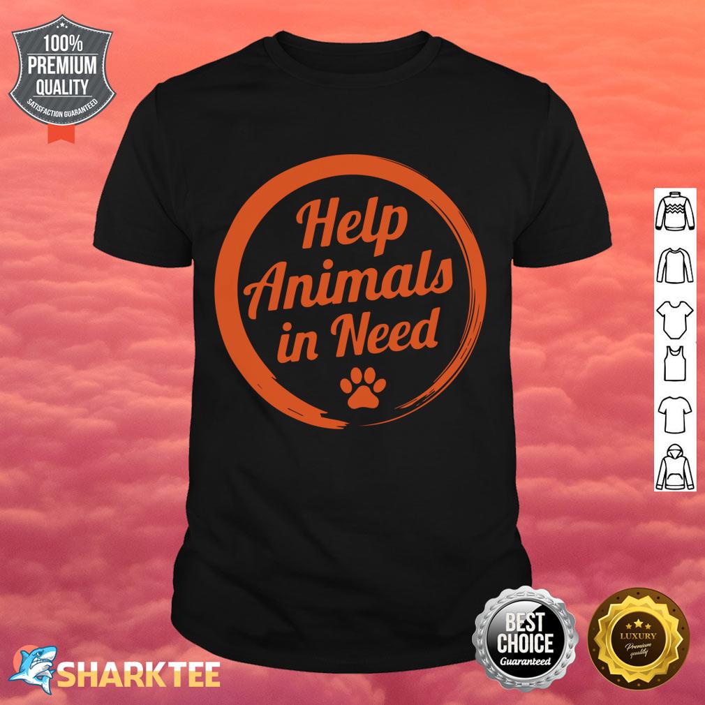 Animal Shelter Help Animal Rescue Cats Dogs shirt