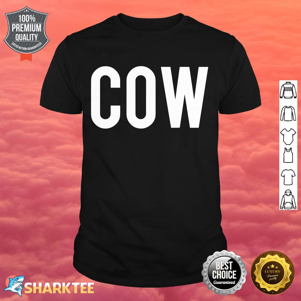 Cow Cool Moo Animal Fan Funny Cheap Gift shirt