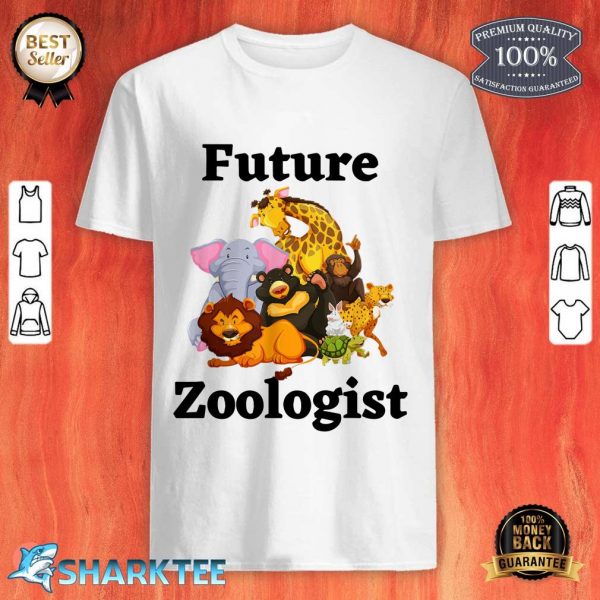 Future Zoologist Animals Kids Boy Girls Toddlers Fun Shirt