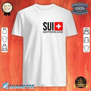 Switzerland Flag Swiss Country Code Sui Sport Games Athlete shirt