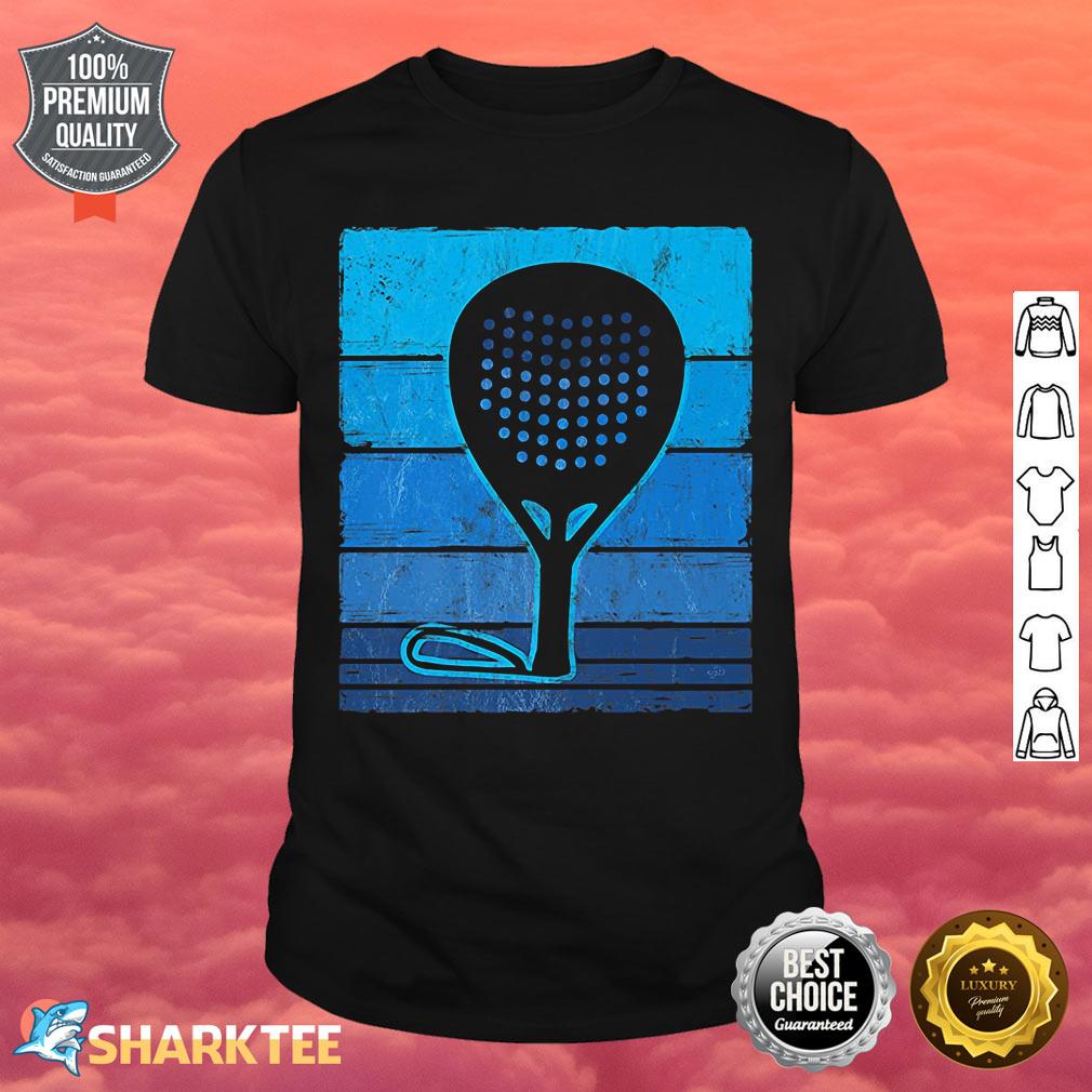 Vintage Paddle Racket Sport P†del Player Padel Tennis Premium shirt