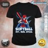Softball Hit Run Steal Ladies Women Sport Gifts shirt