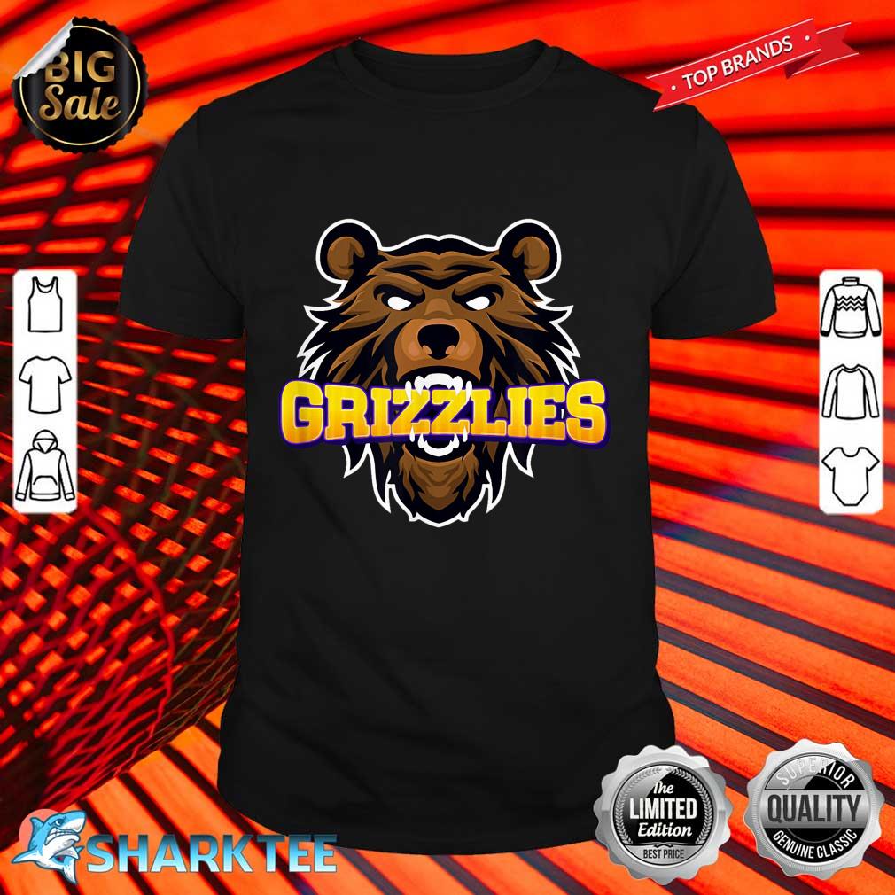 Grizzlies Lovers Fan Animal Wildlife Team Supporter Sports shirt
