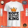 Mens Rope Skipping King Rope Skipping Rope Jumping Knees Up Sport shirt