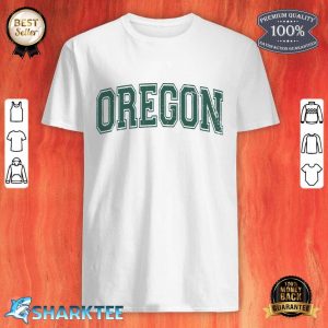 State Of Oregon Varsity Style Text Sports Premium shirt
