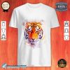 Tiger Watercolor Minimalistic Abstract Animal Drawing shirt